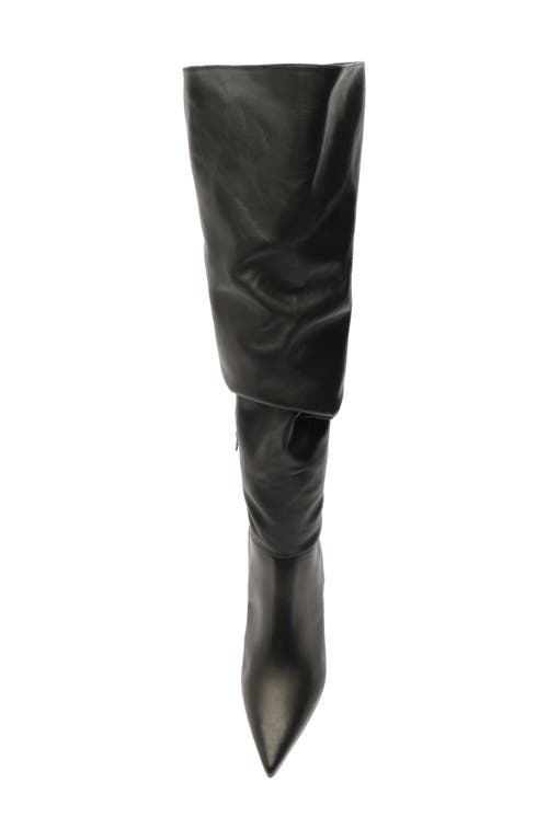 Shop Schutz Ashlee Mid Over The Knee Boot In Black