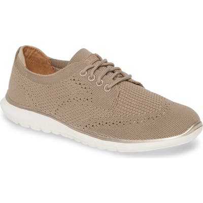 Hush Puppies Tricia Wingtip Knit Sneaker, Grey