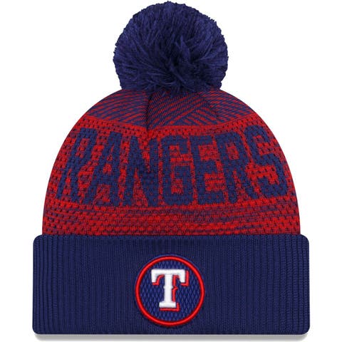 Men's New Era Red Chicago Fire Jersey Hook Cuffed Knit Hat with Pom