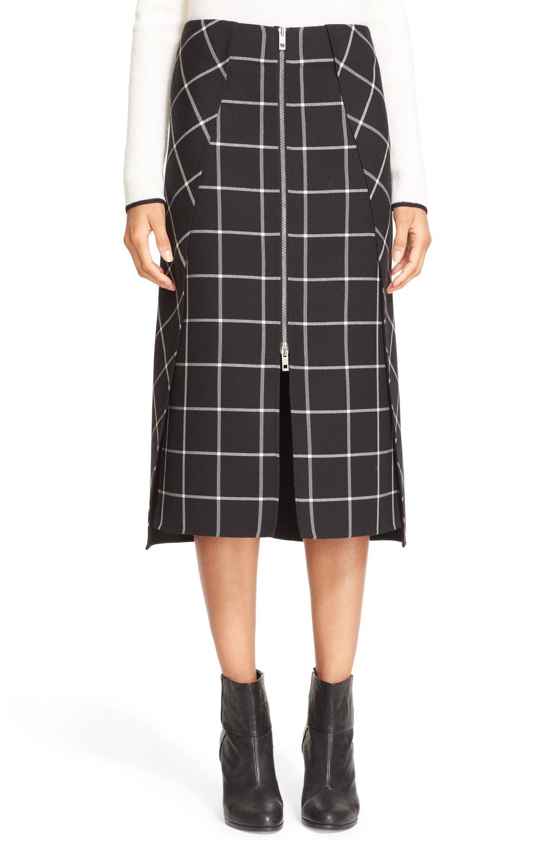 rag and bone tartan skirt