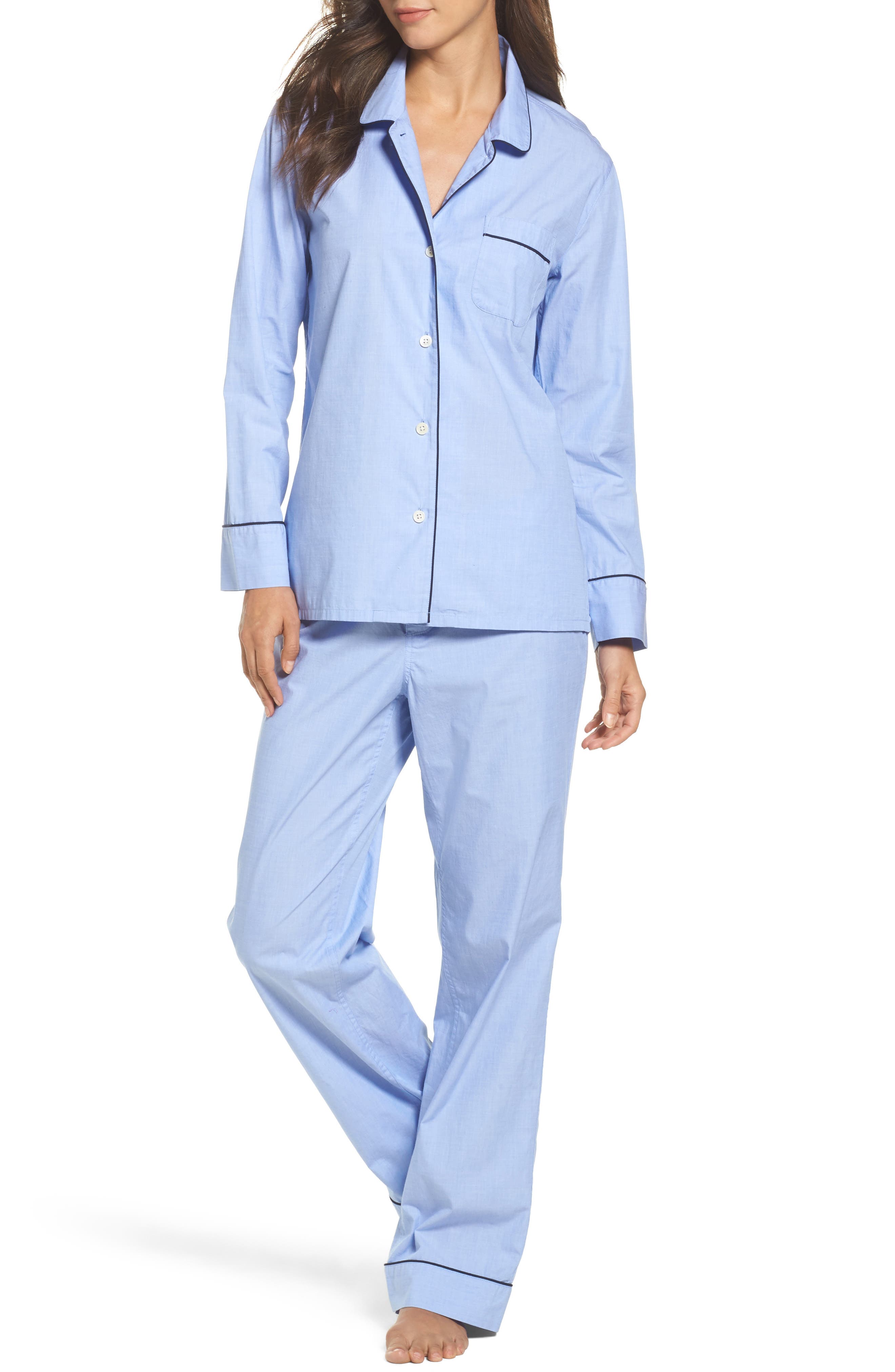 J.crew Vintage Cotton Pajamas, Blue
