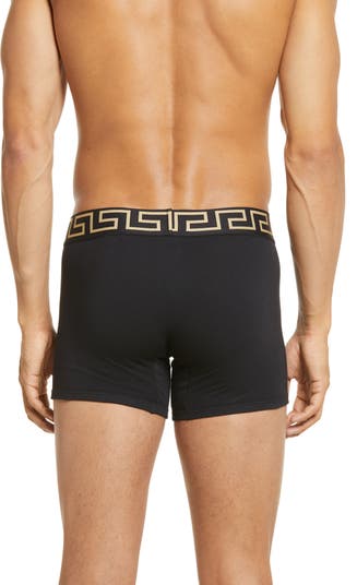 Versace Underwear Black Greca Border Sports Bra Versace Underwear