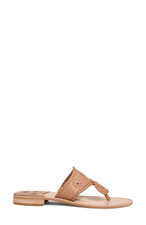 Shop Jack Rogers Jacks Flip Flop In Caf Au Lait/caf Au Lait