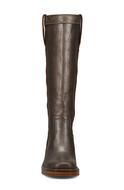 Frye Kate Block Heel Boot In Metallic Stone