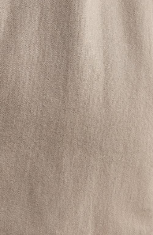 Eileen Fisher Garment-dyed Utility Organic Cotton Shirt Jacket In Reed