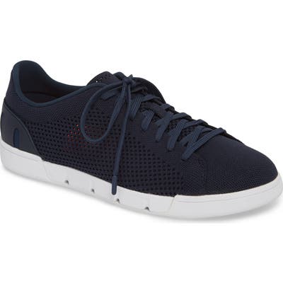 Swims Breeze Tennis Washable Knit Sneaker, Blue