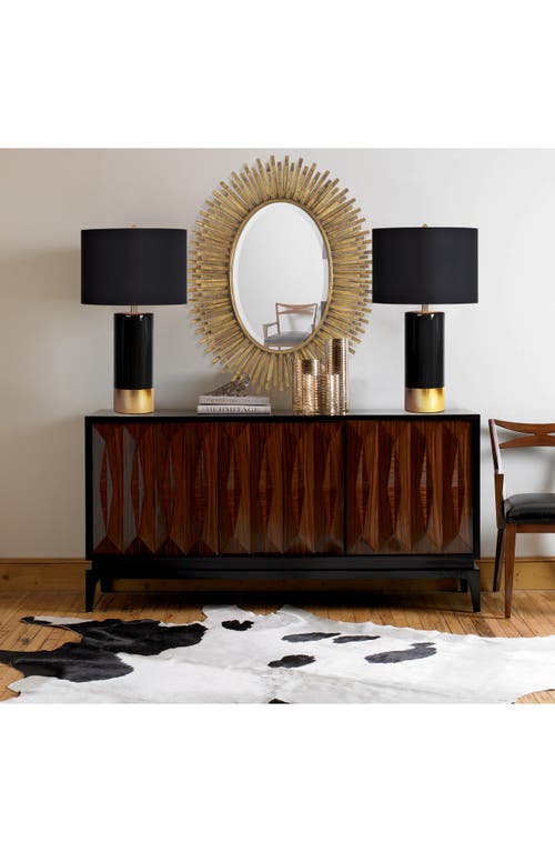 Renwil The Tuxedo Table Lamp In Black/gold