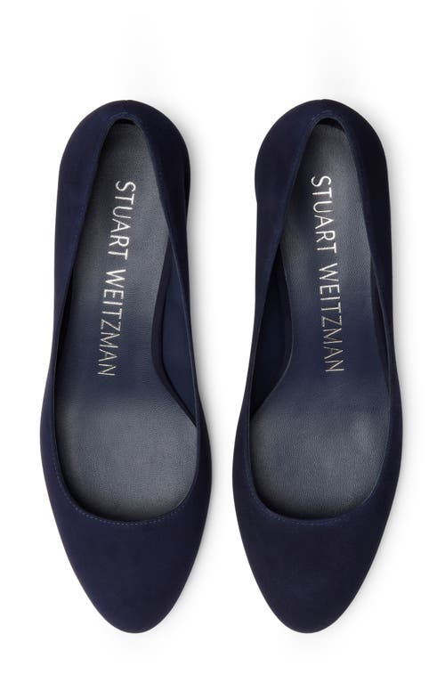 Stuart Weitzman Vivienne 35 Pump In Nice Blue Patent