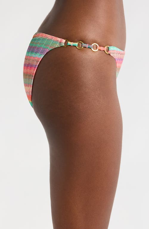 Pq Swim Link Bikini Bottoms In Amaya