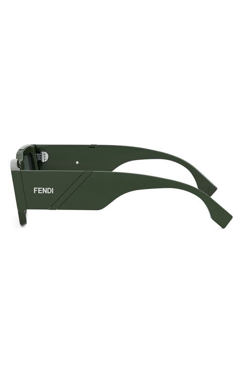 FENDI 'FENDI DIAGONAL 51MM RECTANGULAR SUNGLASSES 