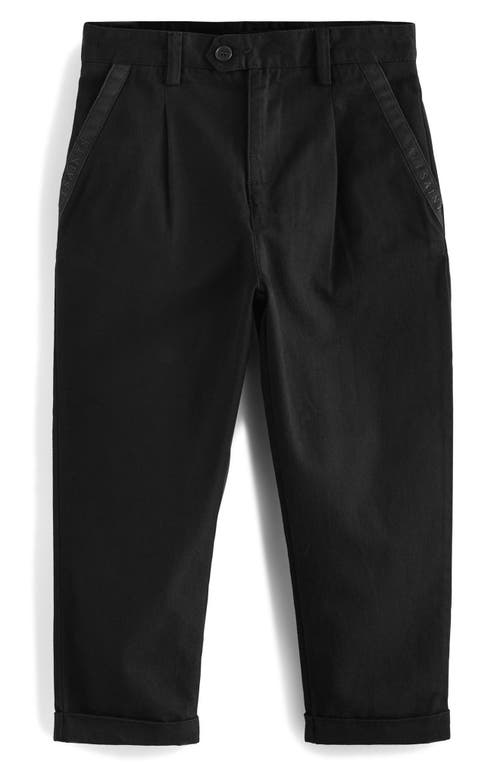 Smallsaints By Allsaints Kids' Smart Cotton Pants In Black