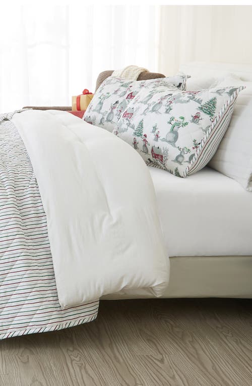 Woven & Weft Winter Snowman Quilt & Sham Set In Winter Wonderland