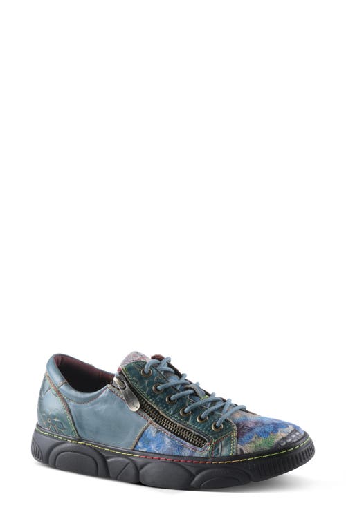 L'artiste By Spring Step Danli Trainer In Blue Multi