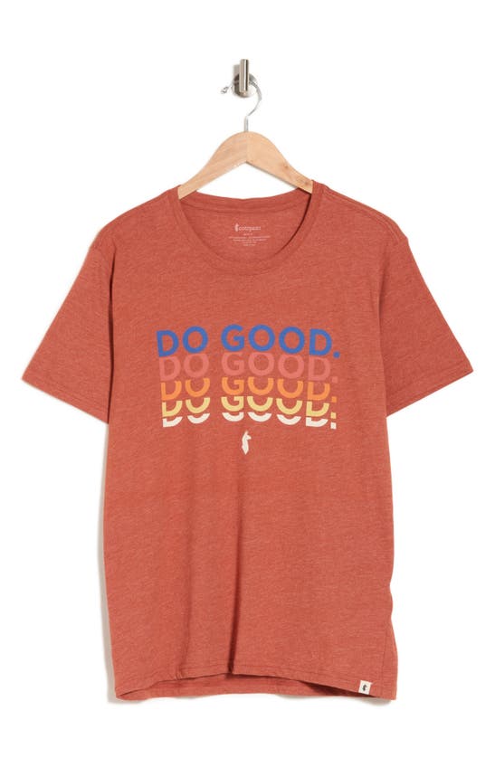 Shop Cotopaxi Do Good Repeat T-shirt In Spice