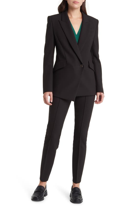 Shop Hugo Boss Boss Jarinah One-button Blazer In Black