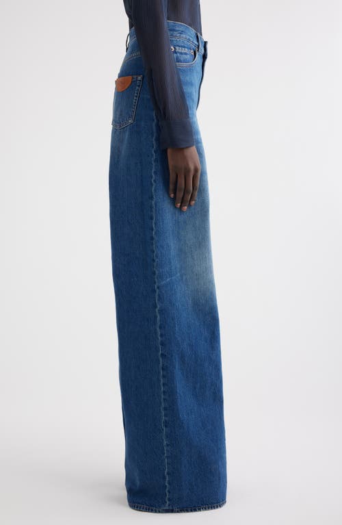 Chloé High-waisted Wide-leg Jeans In Night Blue