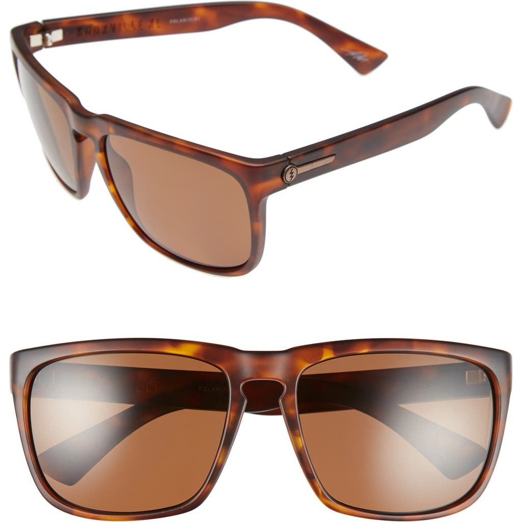 Electric Knoxville Xl 61mm Polarized Sunglasses In Brown