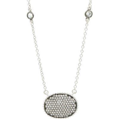Freida Rothman Oval Pendant Necklace