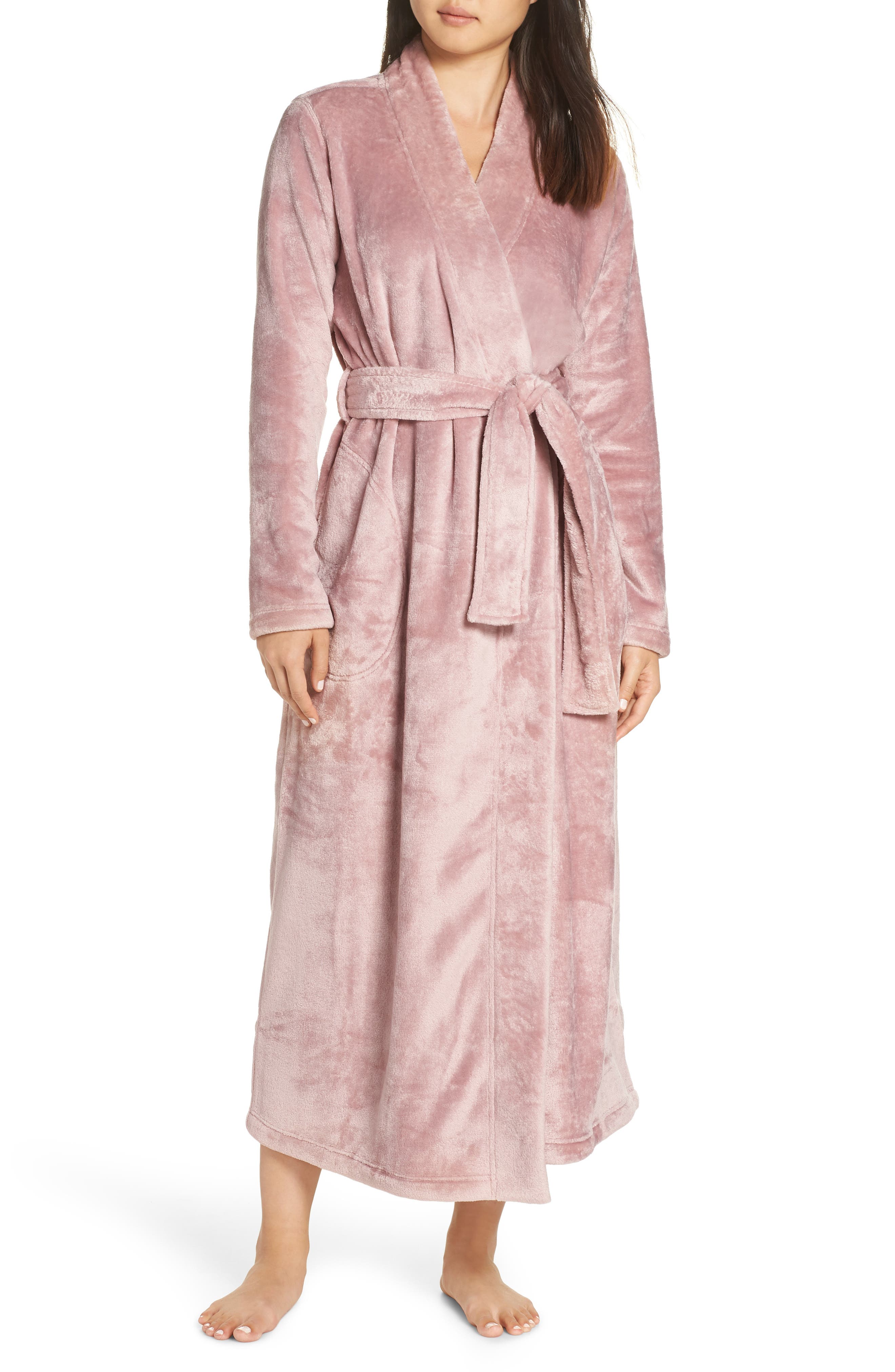 Ugg Marlow Plush Long Robe In Dusk 