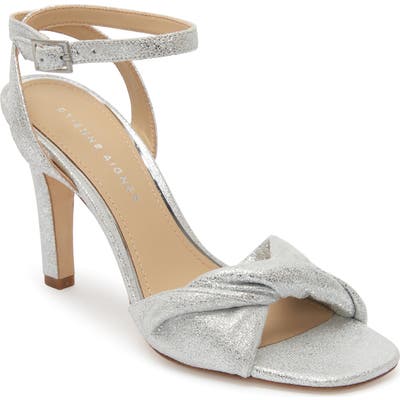 Etienne Aigner Martina Ankle Strap Sandal- Metallic