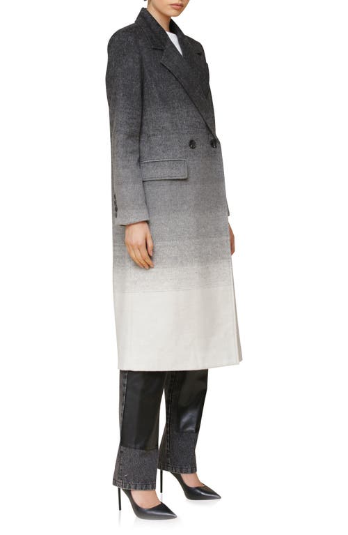 AVEC LES FILLES AVEC LES FILLES DOUBLE FACE OMBRÉ COAT 