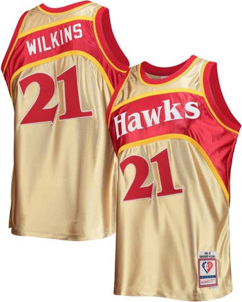 Dominique Wilkins Atlanta Hawks Mitchell & Ness Big & Tall Hardwood  Classics Jersey - Red