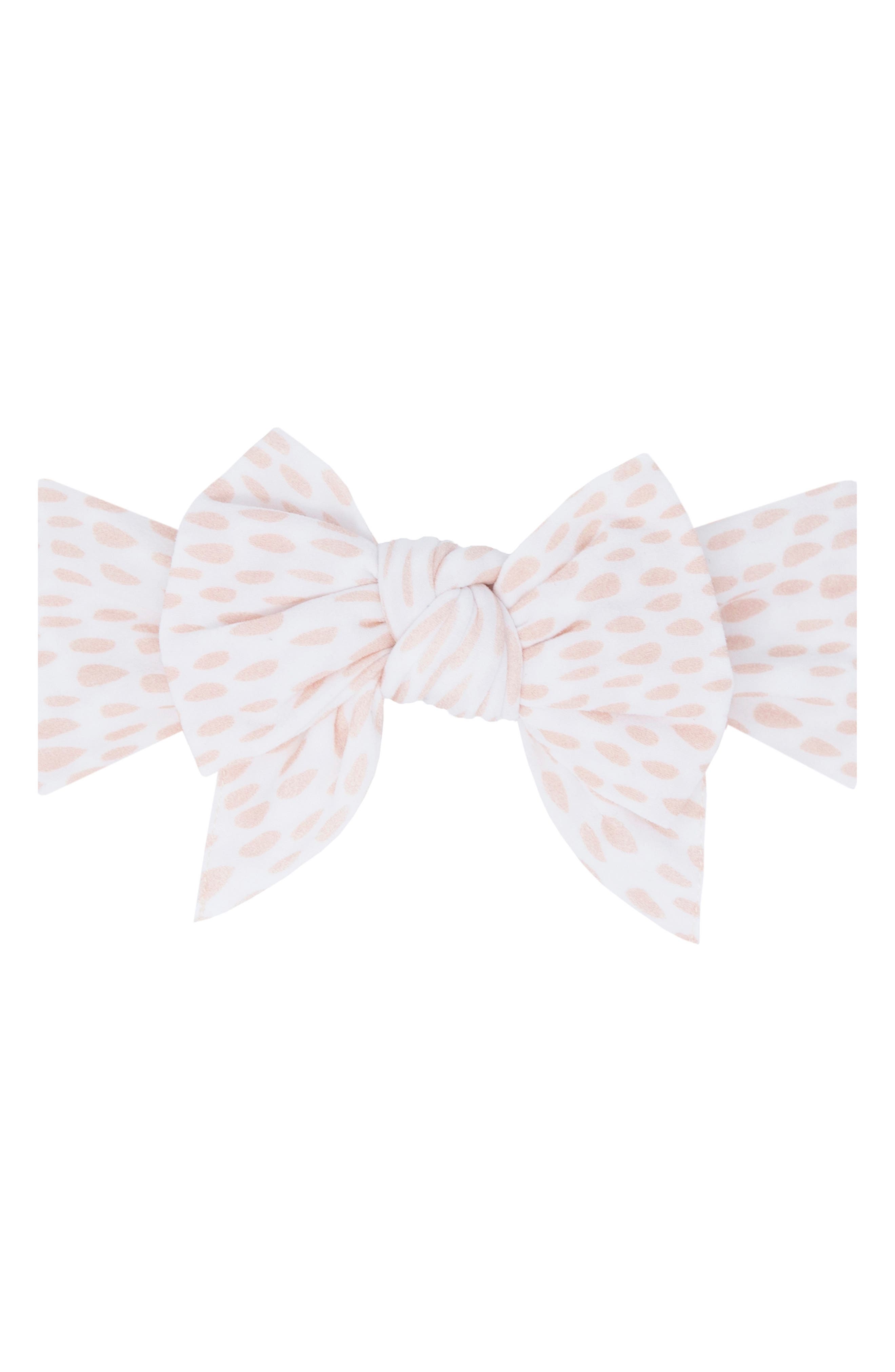 Headband or Clip SWIM BOW Blush Pink Baby Bow