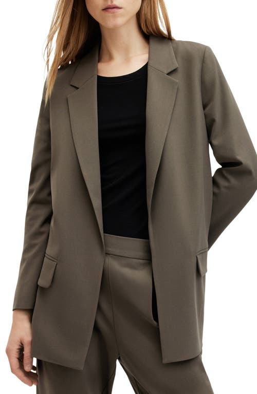 Allsaints Aleida Tri Blazer In Tarmac Green