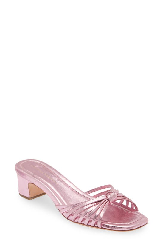 Shop Loeffler Randall Hazel Slide Sandal In Pink