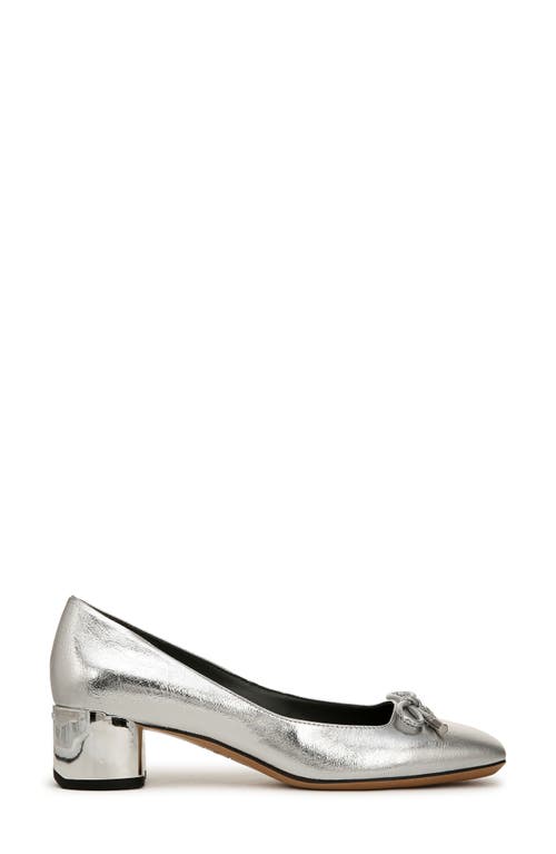 Shop Franco Sarto Natalia Square Toe Pump In Silver