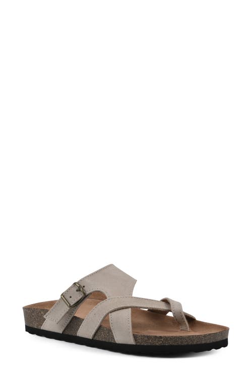 Shop White Mountain Footwear Graph Sandal In Sandal Wood/suede