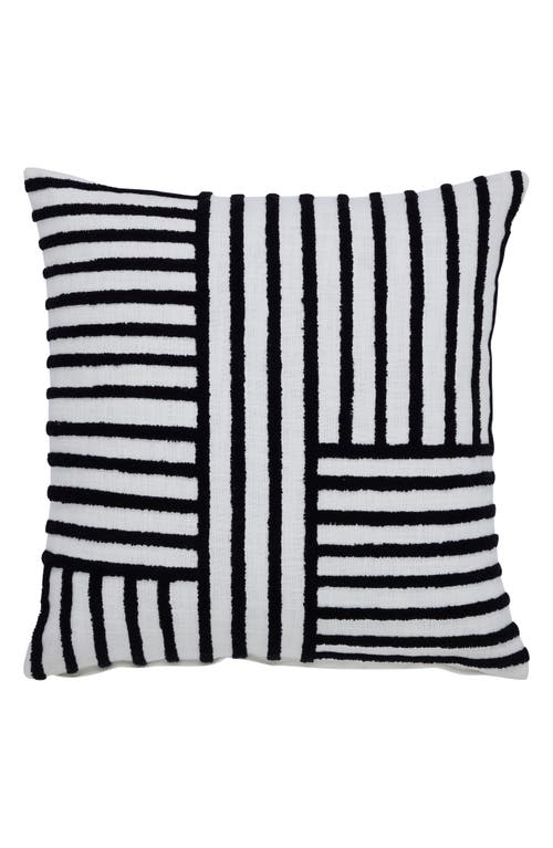 Renwil Stilo Stripe Accent Pillow In White