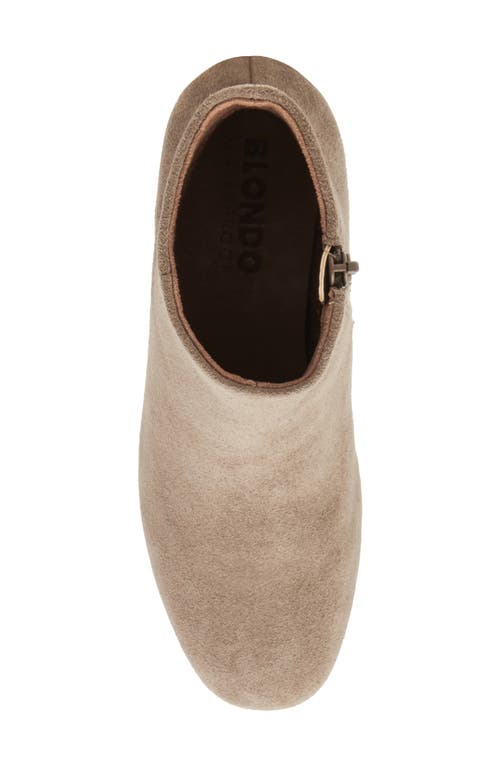 Blondo Indi Waterproof Bootie In Taupe Suede