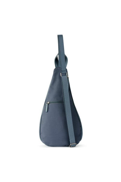 The Sak Geo Sling Leather Backpack In Maritime