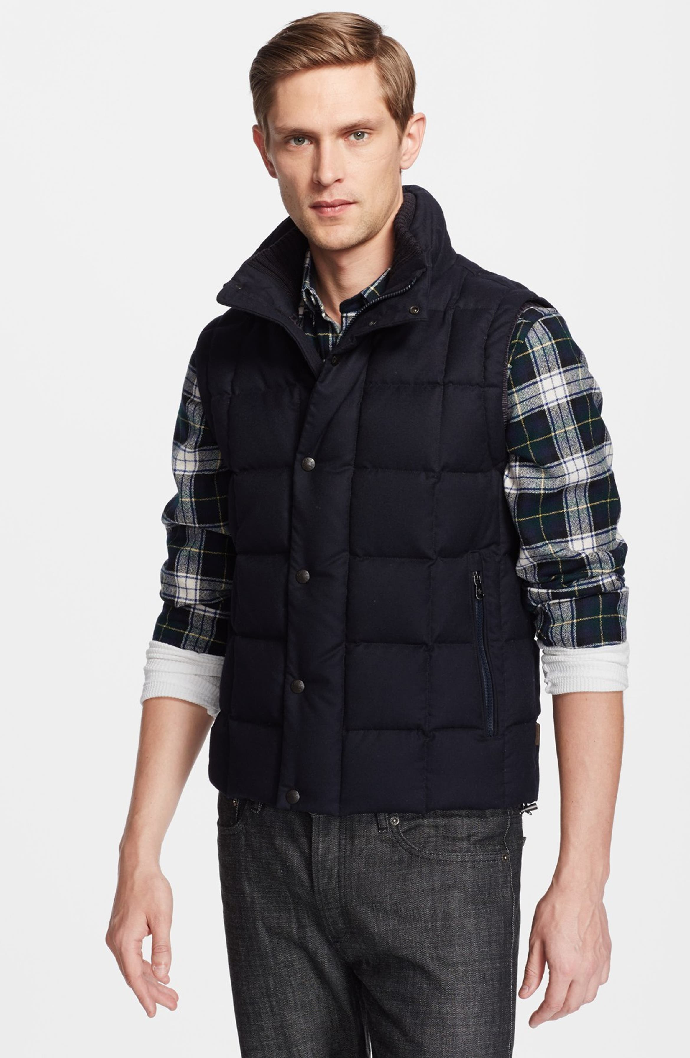 Moncler 'Tenay' Quilted Wool Down Vest | Nordstrom