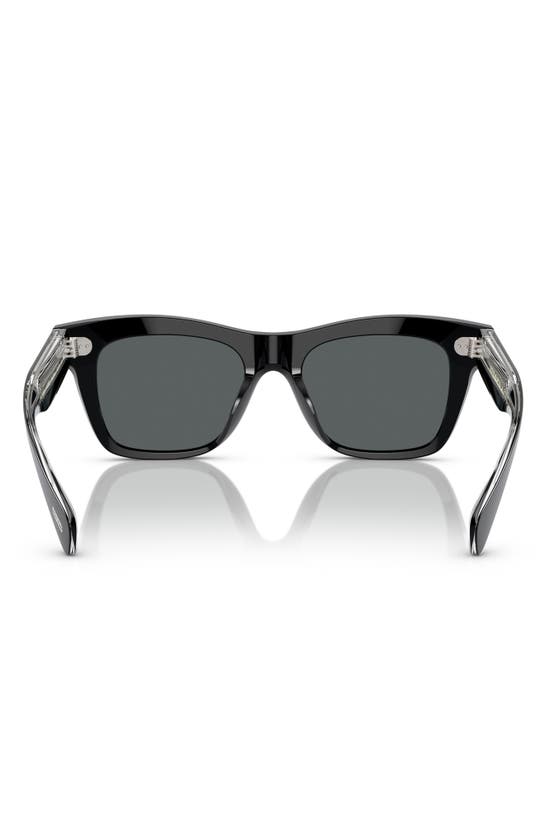 Shop Oliver Peoples Ms. Oliver 51mm Polarized Square Sunglasses In Black Polarized