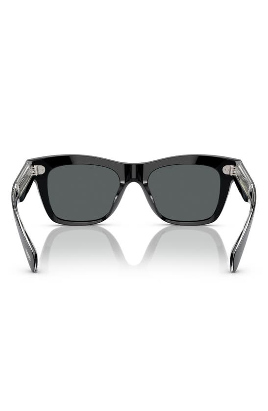 Oliver Peoples Ms Oliver Acetate Square Sunglasses In Black Polarized