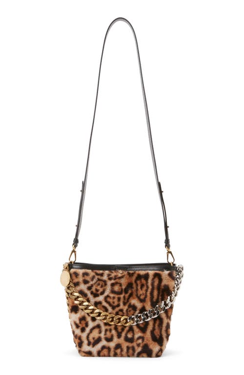 Stella McCartney Frayme Leopard Print Faux Fur Bucket Bag in 2008
