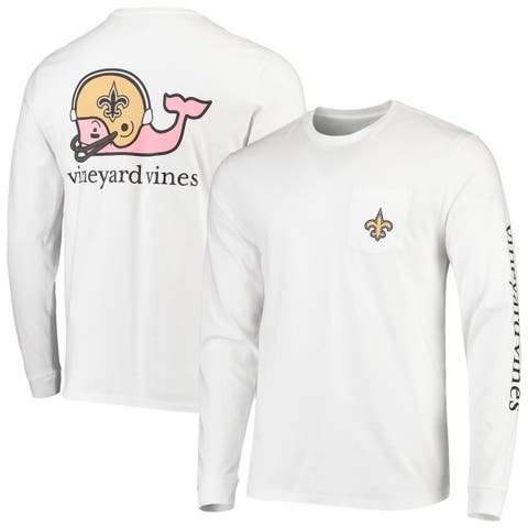 vineyard vines Men's Vineyard Vines White Chicago White Sox Logo Hoodie Long  Sleeve T-Shirt