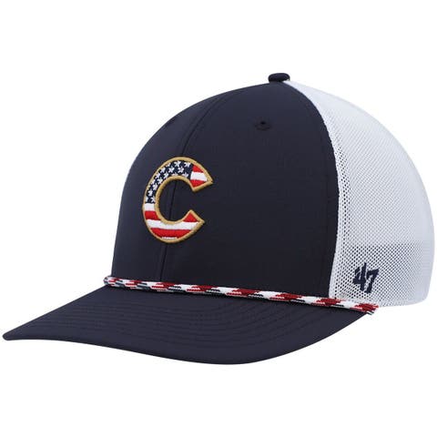 Cubs & Co. Signature Snapback Hat - Navy and Red