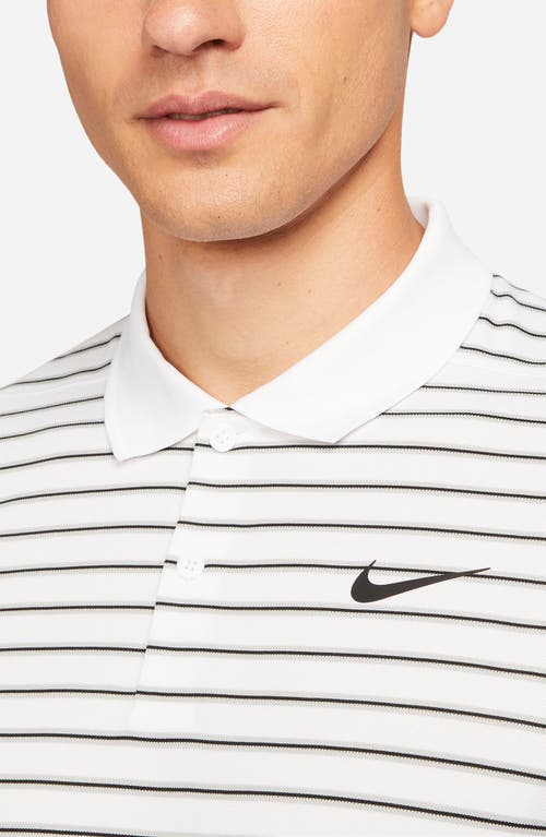 Shop Nike Golf Dri-fit Victory Golf Polo In White/black