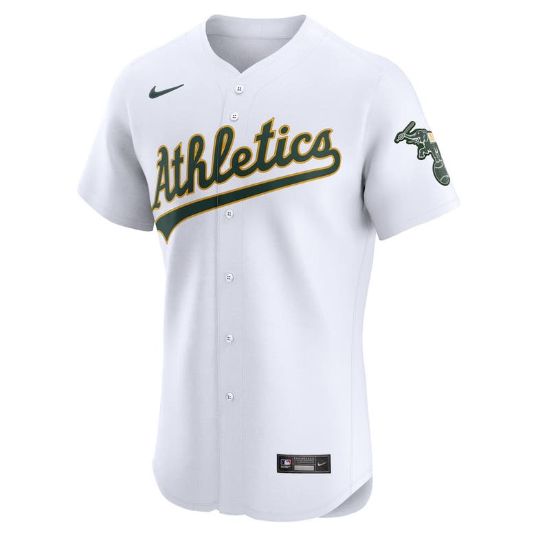 Shop Nike White Oakland Athletics Home Elite Jersey