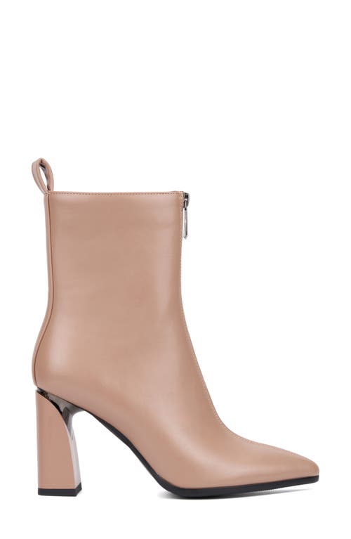 Torgeis Zipper Bootie In Taupe