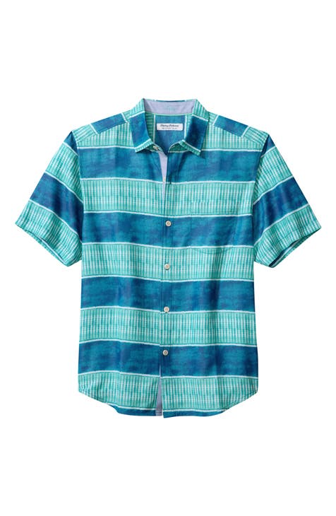 Tommy Bahama IslandZone Soriano Fronds Short Sleeve Woven Camp Shirt |  Dillard's