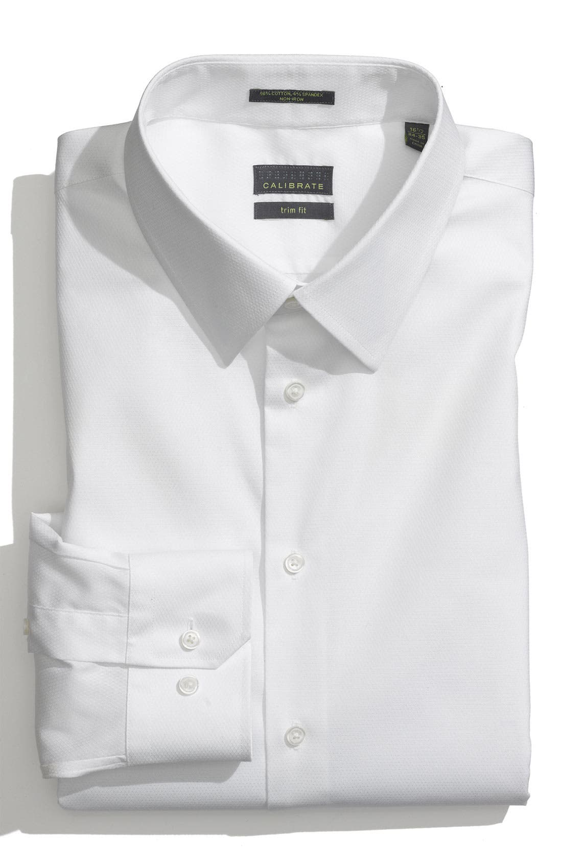 Calibrate Trim Fit Dress Shirt Nordstrom