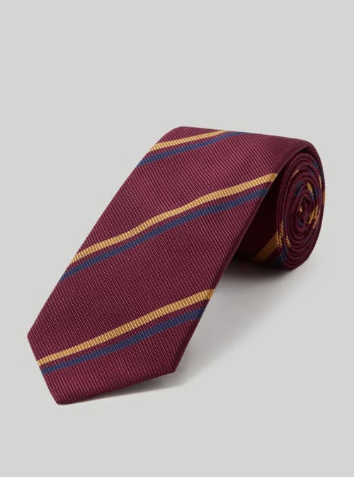 Robert Talbott Robert Repp Necktie In Burgundy Multi