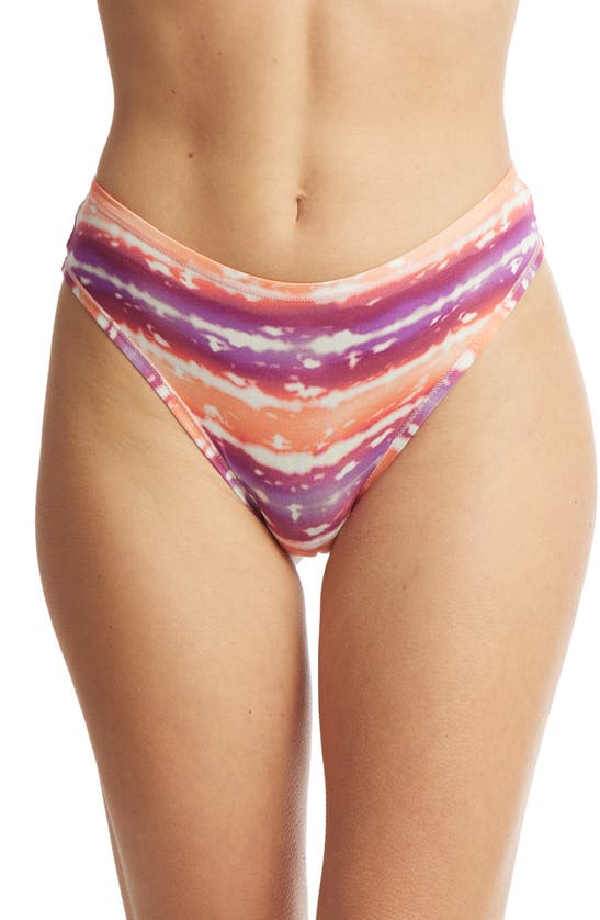 Shop Hanky Panky Playstretch™ Print Natural Rise Thong In Paint The Town
