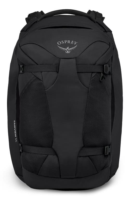 Fairview 55-Liter Travel Backpack in Black