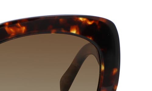 Shop Kate Spade New York Winslet 55mm Polarized Cat Eye Sunglasses In Havana Gold/brown Sf Polar