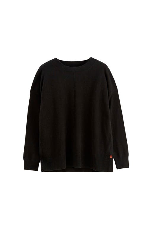 Chinti & Parker Wool-cashmere Slouchy Sweater In Black